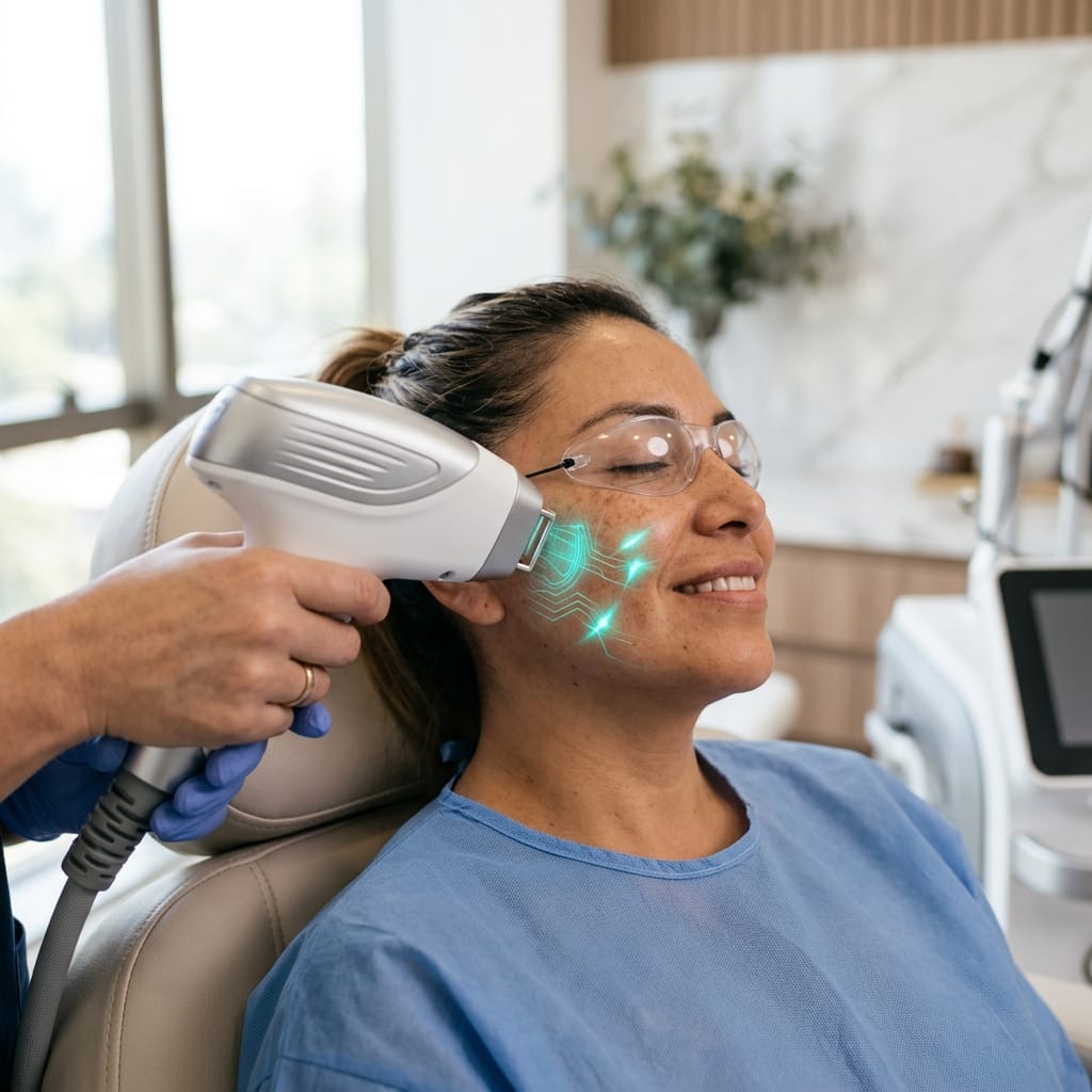 Láser para Manchas con Tecnología IPL o ND YAG